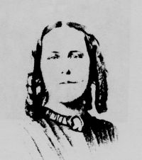 Aleida Geertruida van der Linde (1841-1885), vrouw van Hermannus ten Bruggencate (1829-1913). Foto D.J. Boom. Origineel in bezit van Reinder Haaksma.