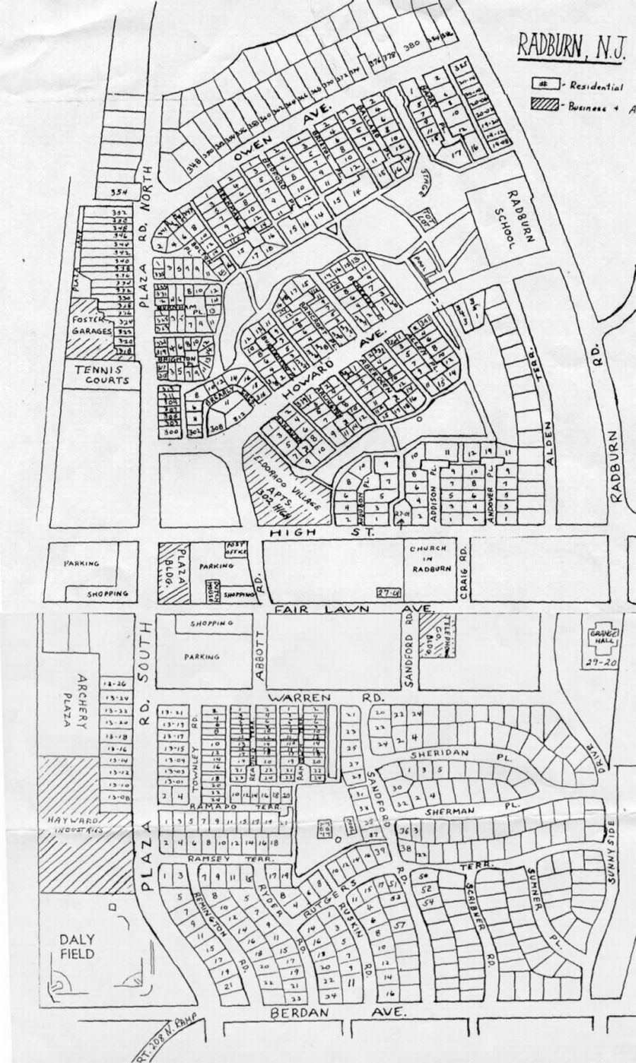 Radburn Map